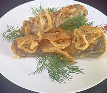 Минтай жареный
