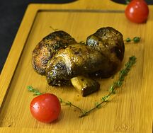Грибы на мангале