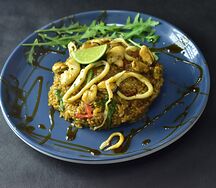 Рис с морским миксом