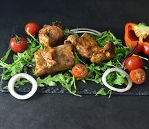 Шашлык из cвинoго ошейка