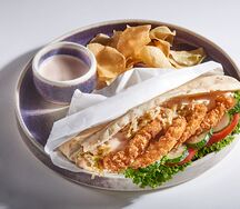 Пита с хрустящим кальмаром