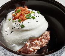 Риет из креветки с лососем