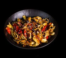 Соба с морепродуктами