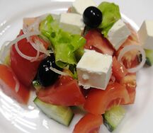 Салат Греческий с брынзой