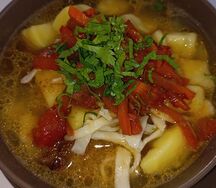 Лагман с говядиной