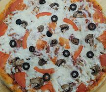 Пицца с Ветчиной и грибами