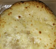 Пирог осетинский с сыром и грибами большой