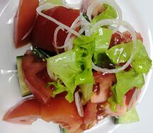 Салат овощной с растительным маслом