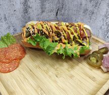 Хот-дог Мясной острый