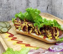 Хот-дог Дон бекон
