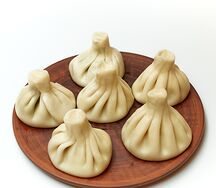 Хинкали отварные с сыром