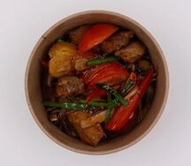 Жаркое по-азиатски из свинины