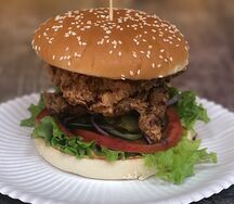 Бургер со свининой большой