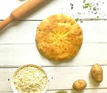 Пирог с картофелем и сыром