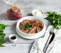 Вареники с фасолью и грибами