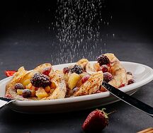 Блинчики с фруктами