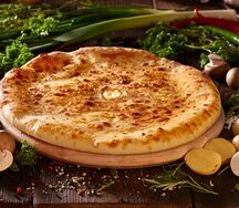 Пирог с картофелем и шампиньонами