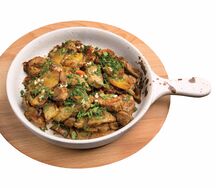 Жаркое из свинины с картофелем и овощами