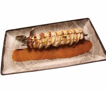 Утиная грудка с грушей в апельстиновом соусе