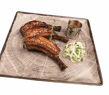 Ребрышки свиные под соусом барбекю