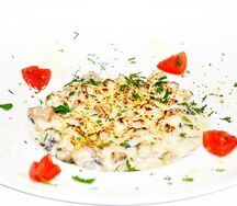 Жульен с курицей и грибами