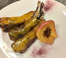 Ребра в апельсиновой глазури