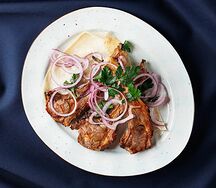 Шашлык из корейки ягненка