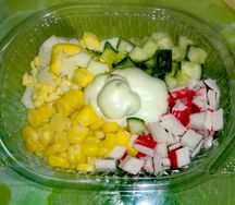 Салат из крабовых палочек