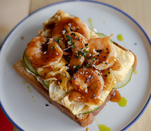 Бутер с креветкой