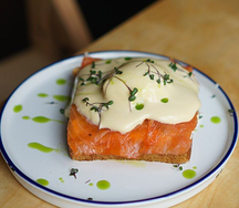 Бутер с лососем