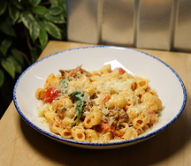 Рожки с говядиной