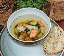 Уха из атлантических рыб