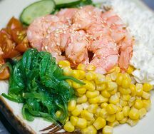 Боул с креветкой