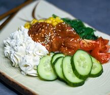 Поке с курицей