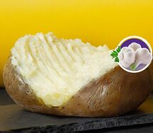 Царь картошка с чесноком