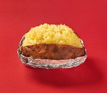 Печеная картошка большая