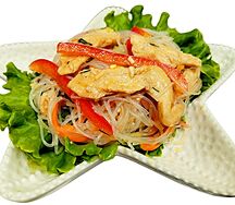 Фунчоза с курицей