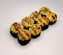 Запеченный с овощами