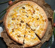Пицца с морепродуктами
