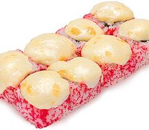 Запеченный ролл с лососем