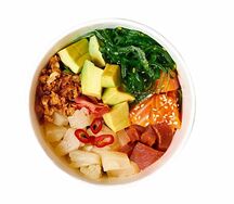 Поке с лососем и тунцом