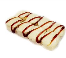 Запеченный ролл с кальмаром