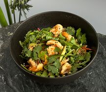 Салат тайский с креветками