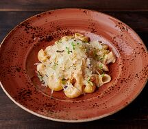 Сливочная паста с креветками каджун