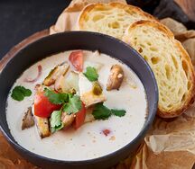 Финская уха с мурманским лососем