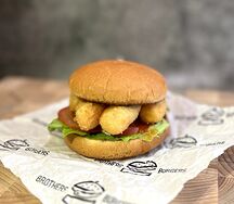 Бургер с креветками