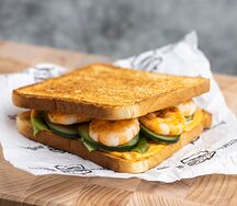 Клаб-сэндвич с креветкой