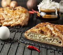 Пирог с капустой и яйцом
