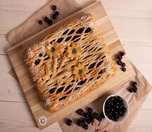 Пирог с черникой