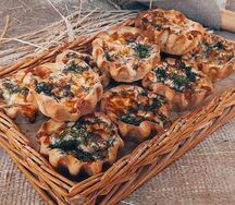 Киш с картофелем и грибами